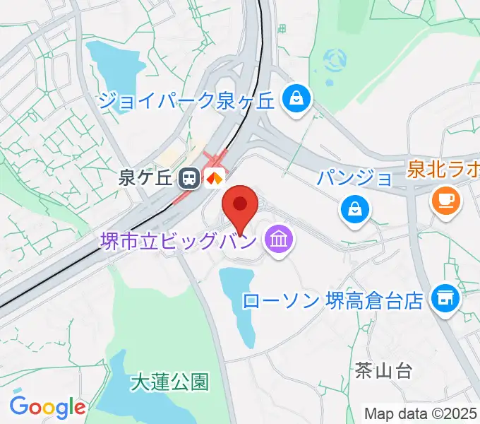ビッグ・アイ 国際障害者交流センターの地図