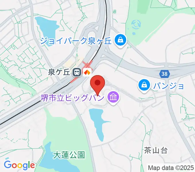 ビッグ・アイ 国際障害者交流センターの地図