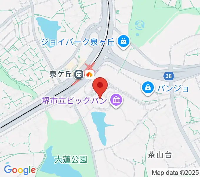 ビッグ・アイ 国際障害者交流センターの地図