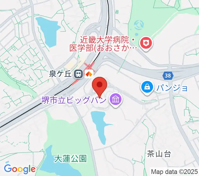 ビッグ・アイ 国際障害者交流センターの地図