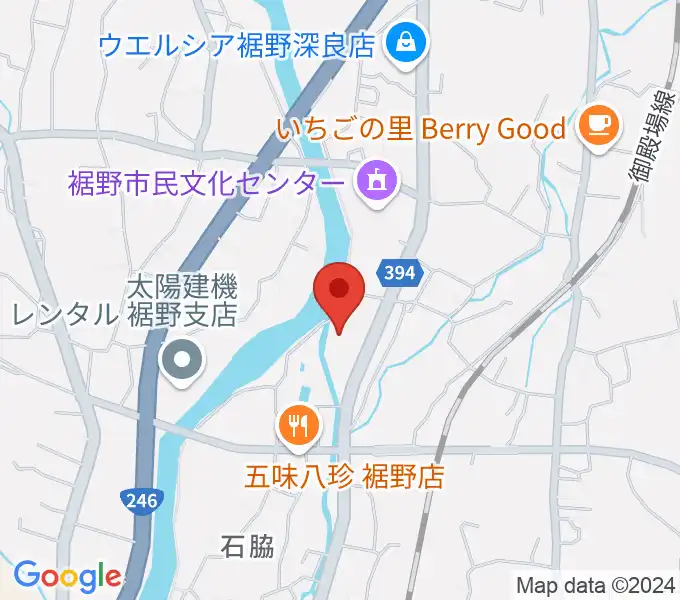 裾野市生涯学習センター ゆうあいプラザの地図