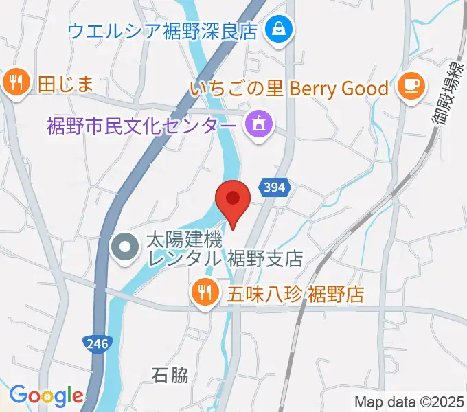 裾野市生涯学習センター ゆうあいプラザの地図