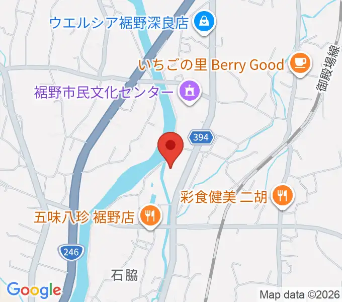 裾野市生涯学習センター ゆうあいプラザの地図