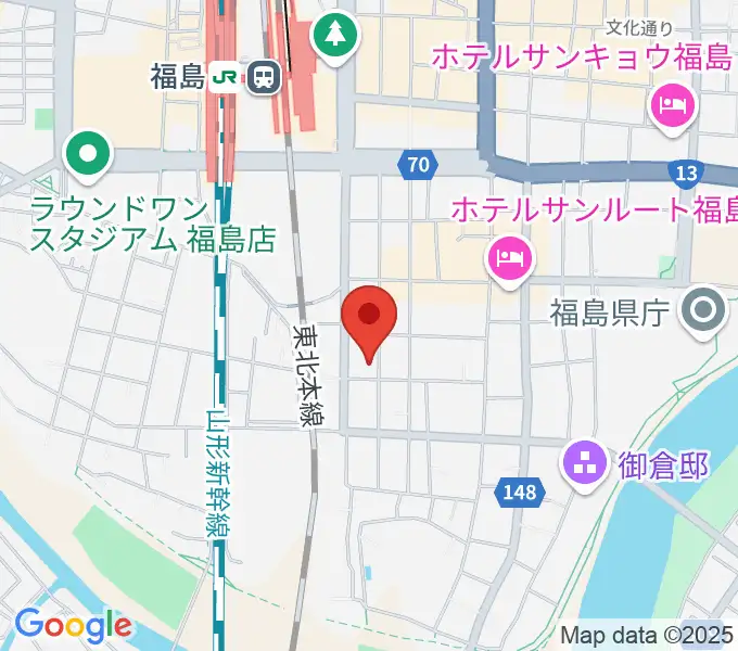 株式会社あきたや 音楽教室の地図