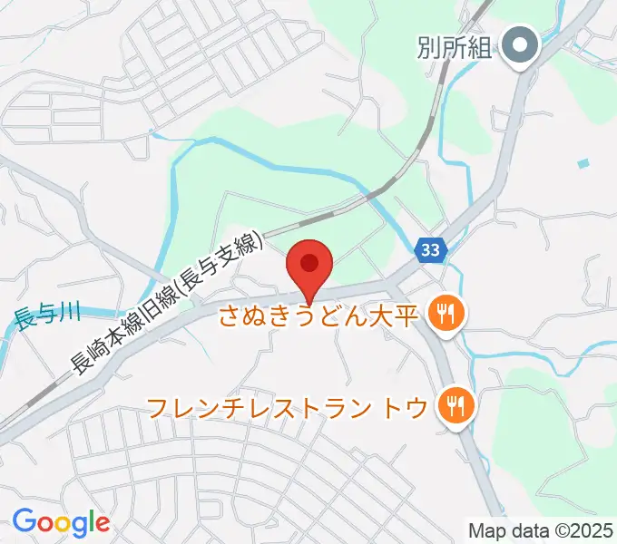 N's Guitar Garageの地図