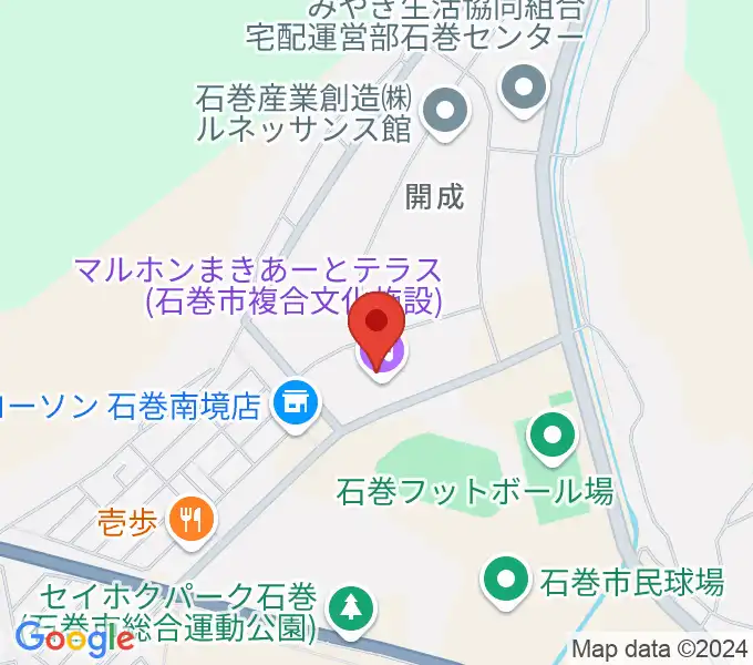 マルホンまきあーとテラスの地図