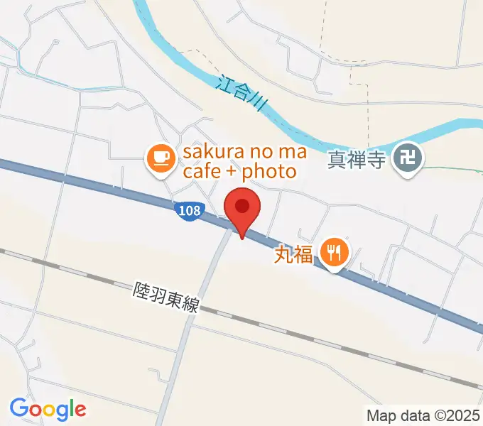 STUDIO108の地図
