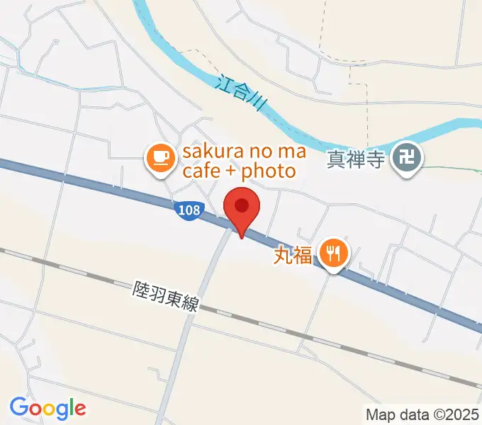 STUDIO108の地図