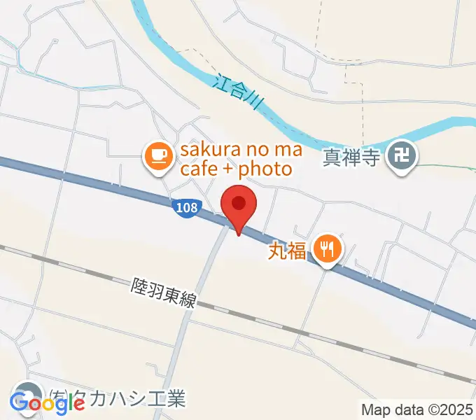 STUDIO108の地図