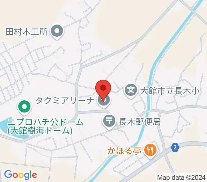 タクミアリーナの地図