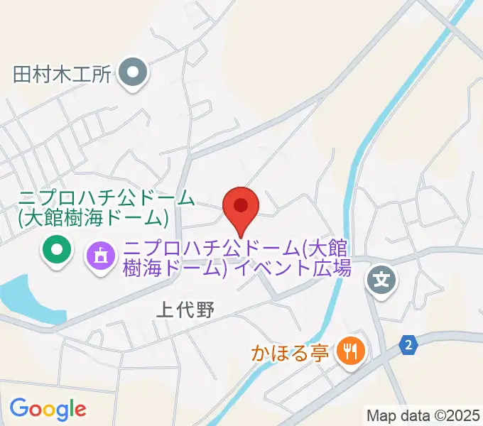 タクミアリーナの地図