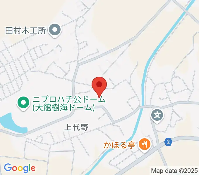 タクミアリーナの地図