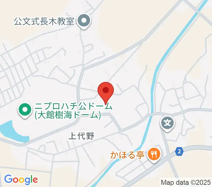 タクミアリーナの地図