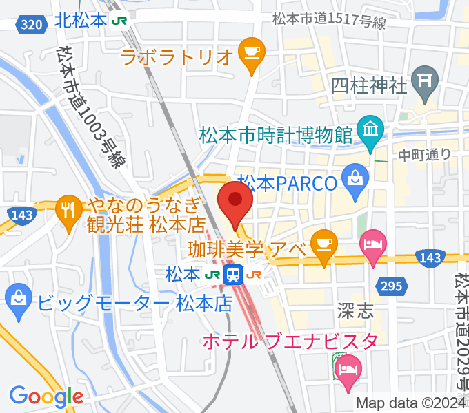 松本ロフト[LOFT PROJECT]の場所