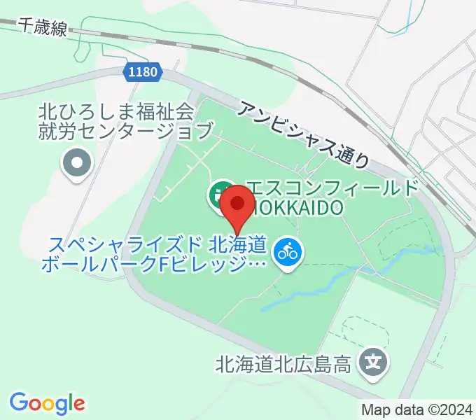 エスコンフィールドHOKKAIDOの地図