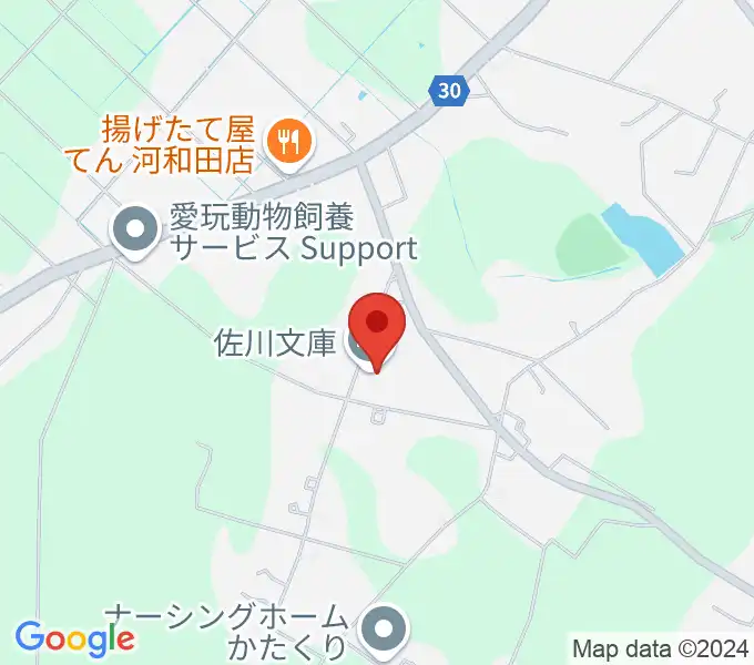 佐川文庫の地図