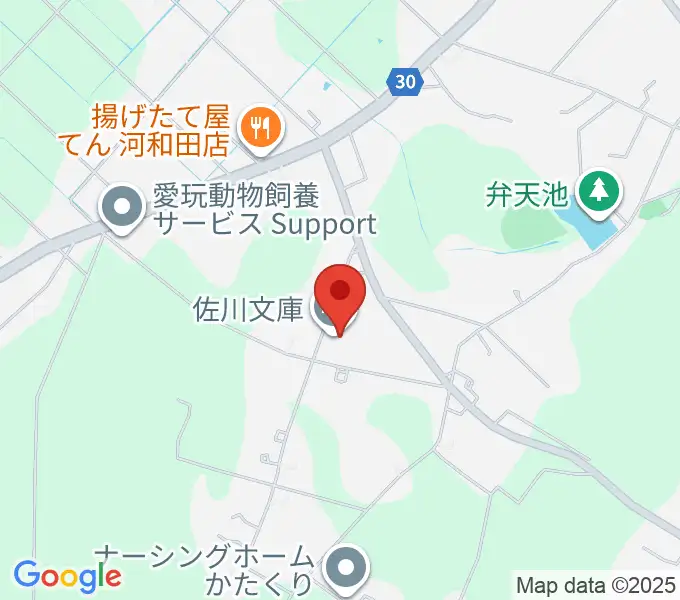 佐川文庫の地図