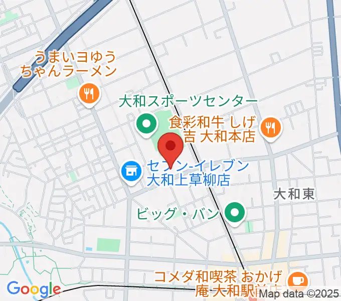大和スポーツセンター体育会館の地図