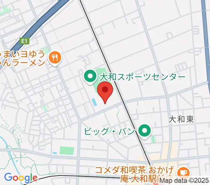 大和スポーツセンター体育会館の地図