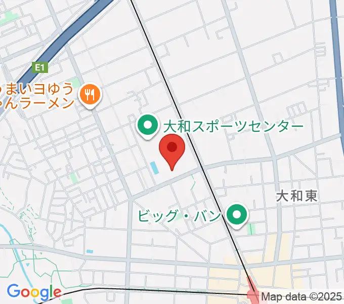 大和スポーツセンター体育会館の地図