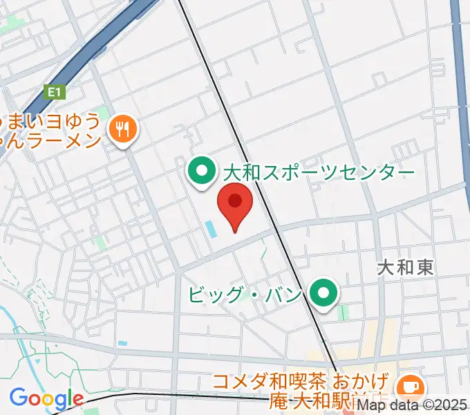 大和スポーツセンター体育会館の地図