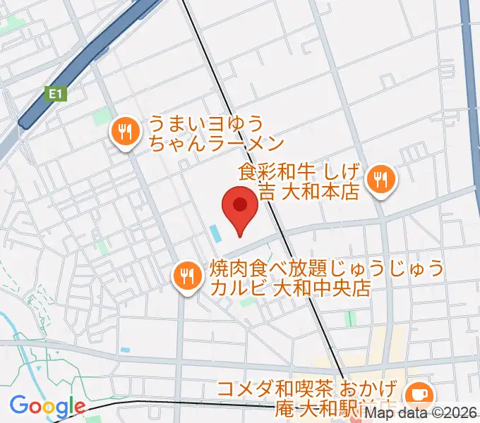 大和スポーツセンター体育会館の地図