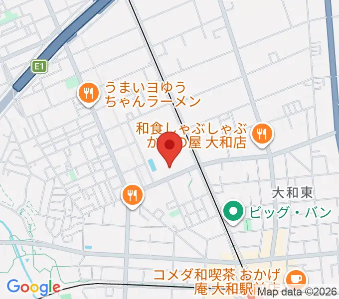 大和スポーツセンター体育会館の地図