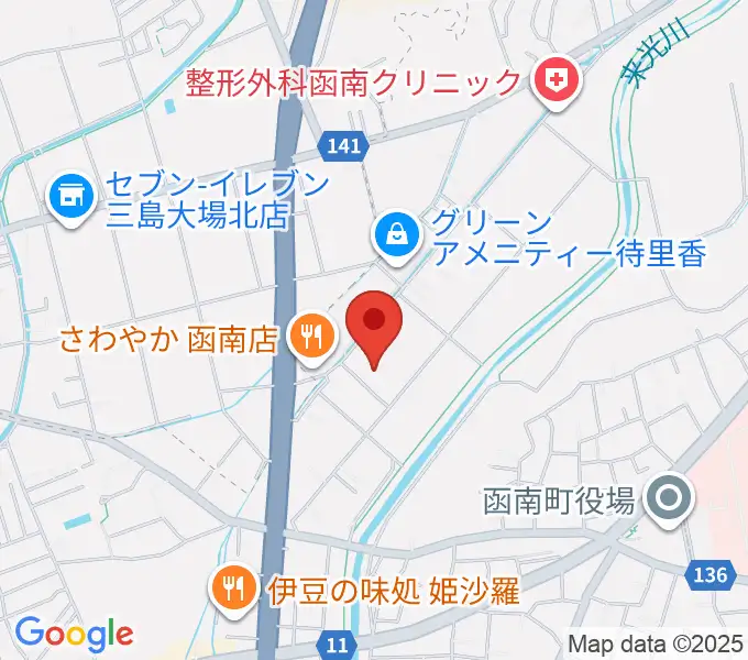函南町文化センターの地図