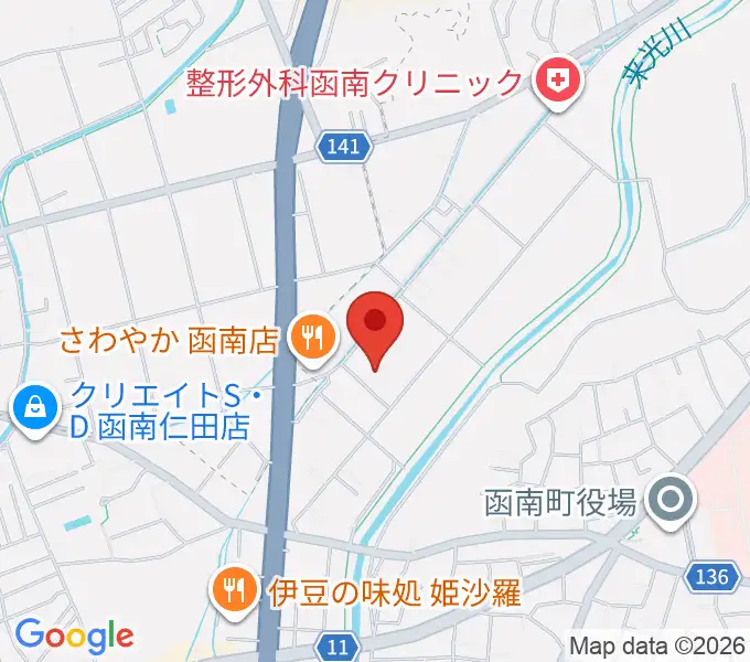 函南町文化センターの地図