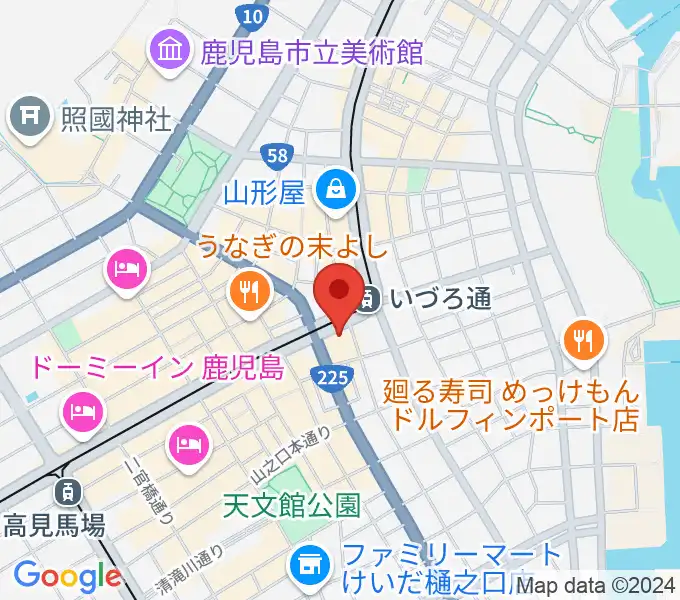 ガーデンズシネマの地図