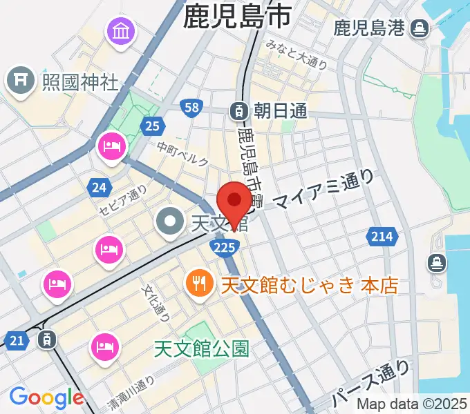 ガーデンズシネマの地図