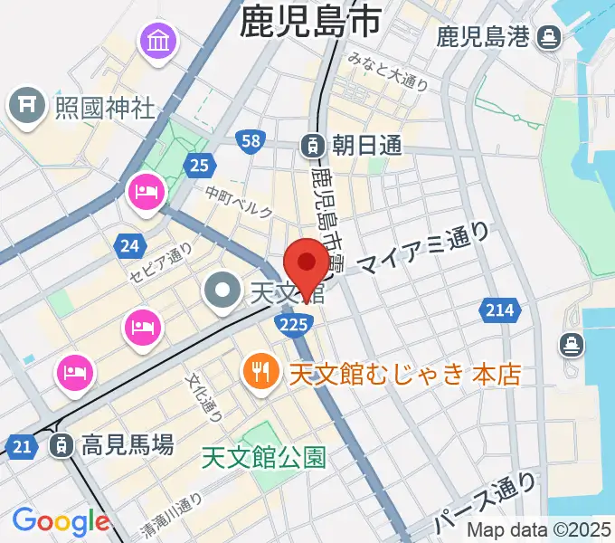 ガーデンズシネマの地図