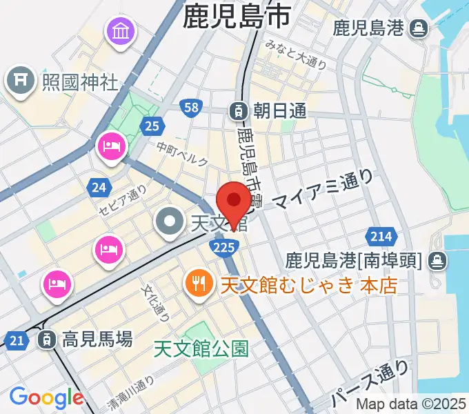 ガーデンズシネマの地図