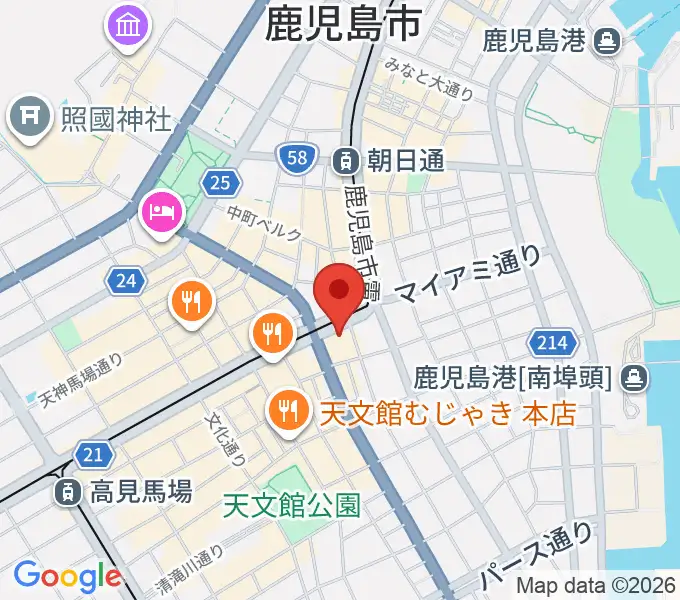 ガーデンズシネマの地図