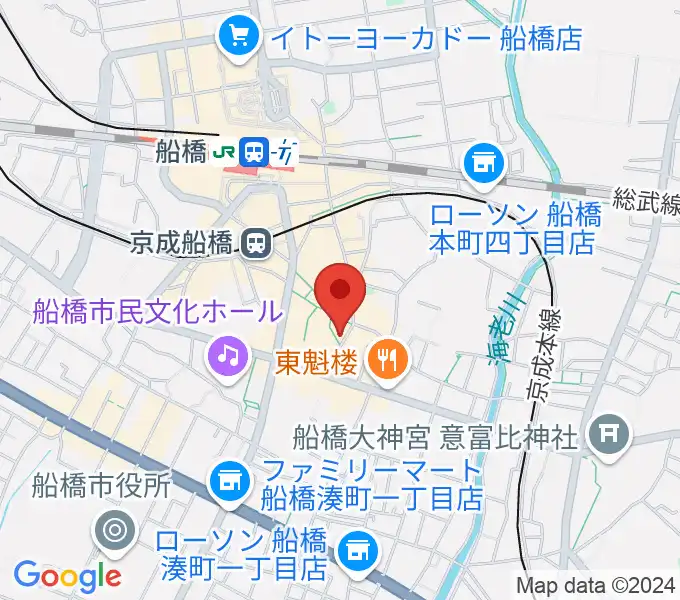 コクリコットフォルテの地図