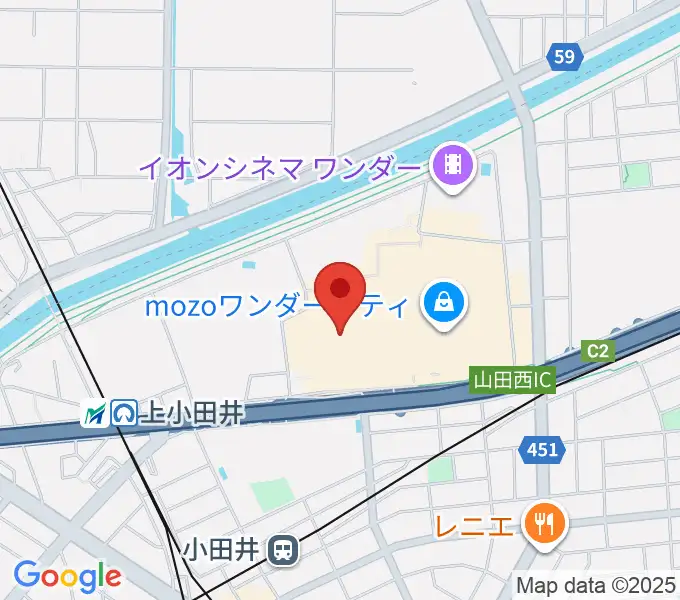 島村楽器 名古屋mozoオーパ店の地図