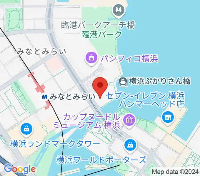 パシフィコ横浜 会議センターの地図