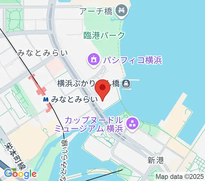 パシフィコ横浜 会議センターの地図