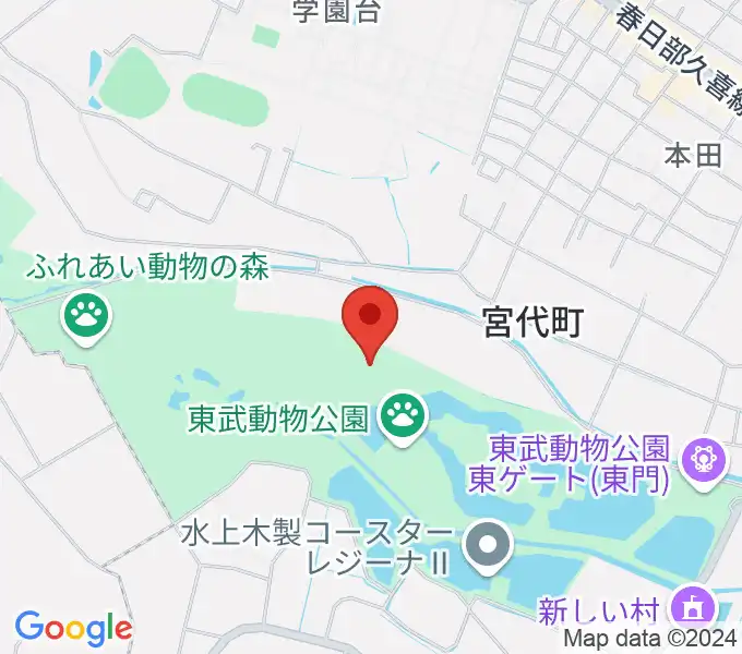 東武動物公園HOLA！の地図