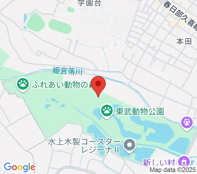 東武動物公園HOLA！の地図