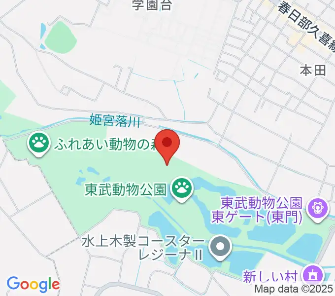 東武動物公園HOLA！の地図