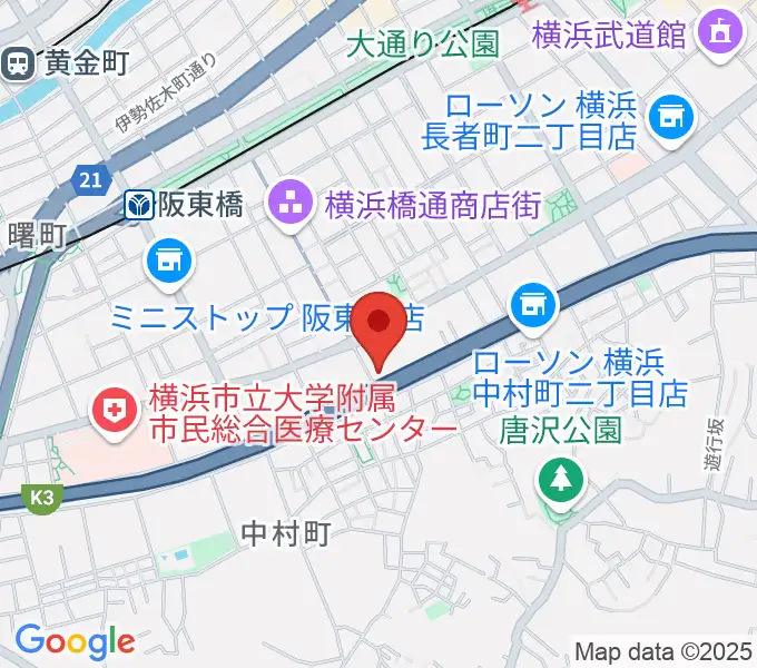 三吉演芸場の地図