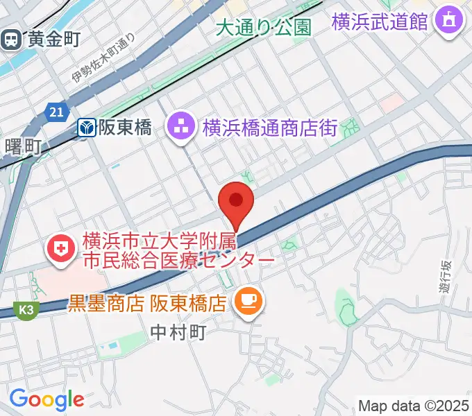 三吉演芸場の地図