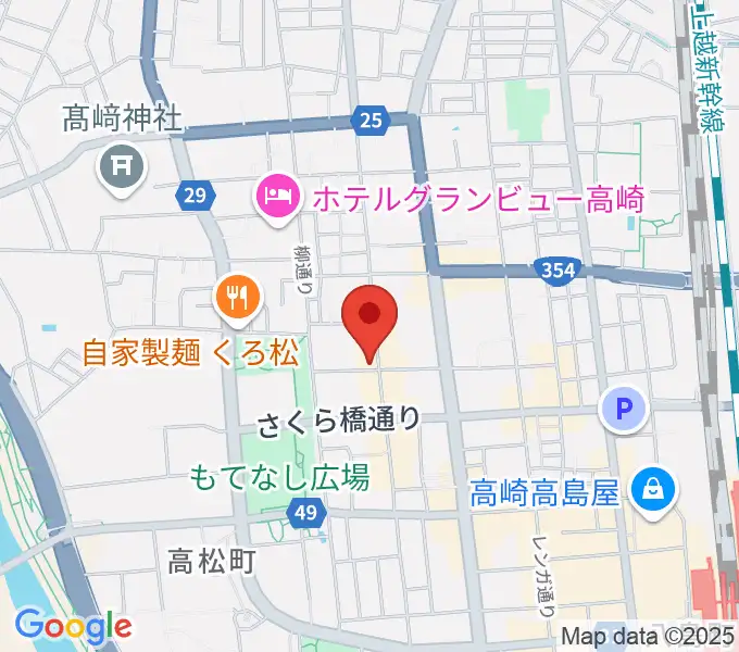 高崎SoraoBarの地図