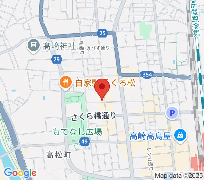 高崎SoraoBarの地図