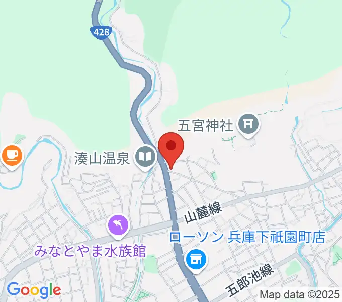 三原Jazz家庭教室の地図