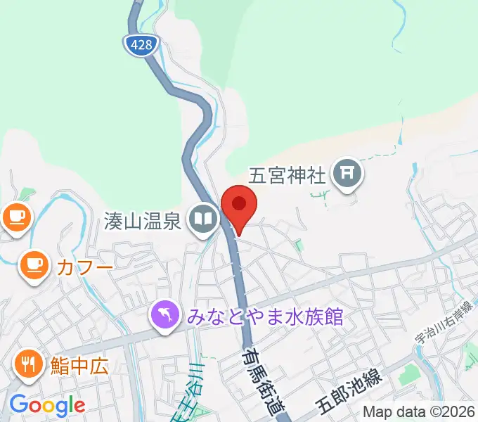 三原Jazz家庭教室の地図