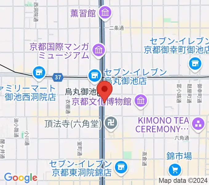 アップリンク京都の地図