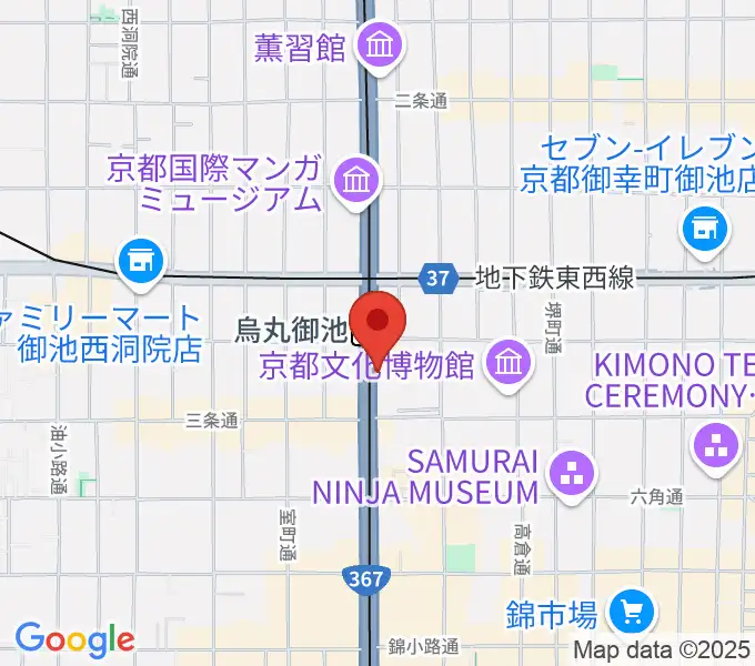 アップリンク京都の地図