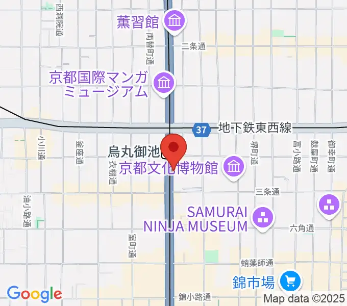 アップリンク京都の地図